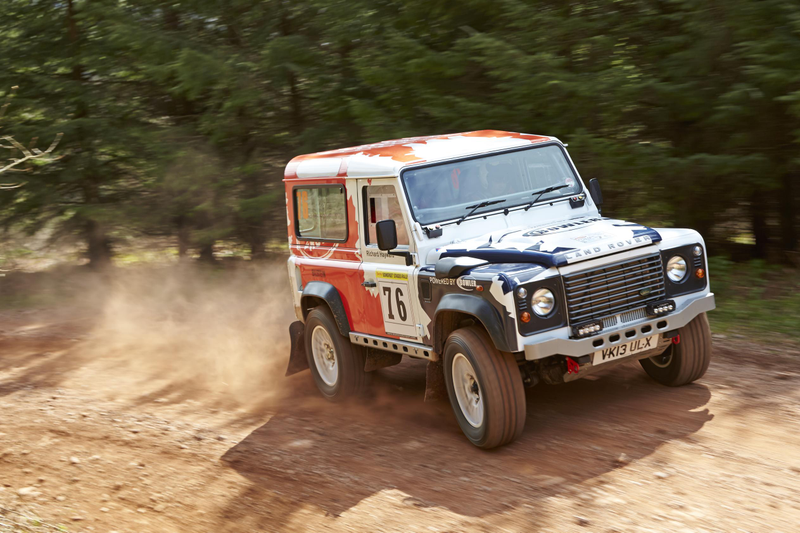 Illustration for article titled Rally-Spec Land Rover Defenders Racing In Robin Hood's 'Hood Tomorrow